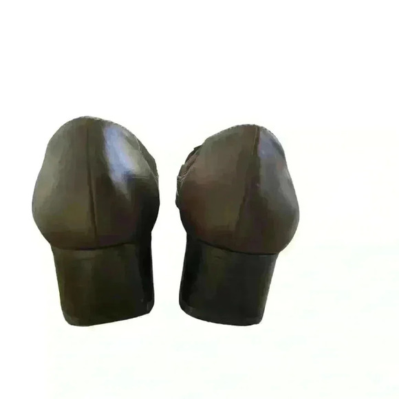 Rangoni Firenze Women's Shoes 6.6 B Brown Leather and SuedecSlip On Block Heel - Picture 8 of 10